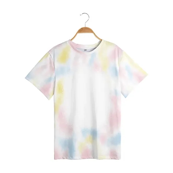 Polyester baby child diy tie-dye T-shirt sublimated blank - Polyester baby child diy tie-dye T-shirt sublimated blank - Image 7 of 9