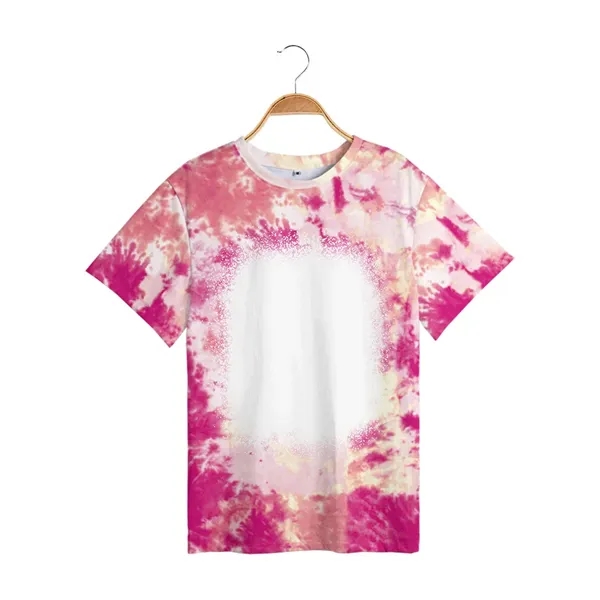 Polyester baby child diy tie-dye T-shirt sublimated blank - Polyester baby child diy tie-dye T-shirt sublimated blank - Image 2 of 6