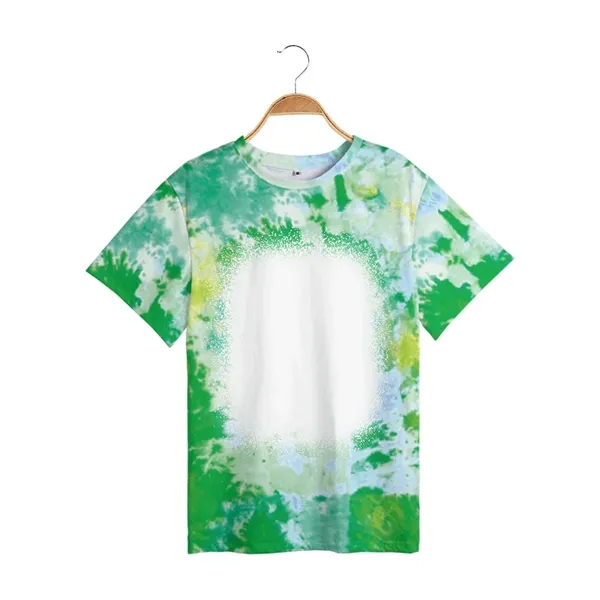 Polyester baby child diy tie-dye T-shirt sublimated blank - Polyester baby child diy tie-dye T-shirt sublimated blank - Image 4 of 6