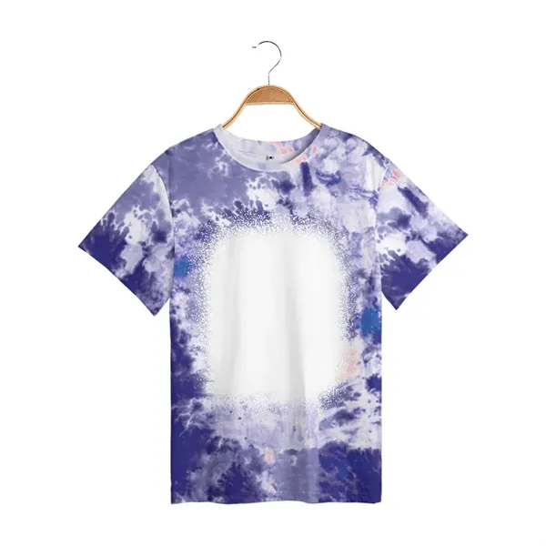 Polyester baby child diy tie-dye T-shirt sublimated blank - Polyester baby child diy tie-dye T-shirt sublimated blank - Image 5 of 6