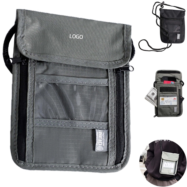 RFID Blocking Neck Wallet - RFID Blocking Neck Wallet - Image 0 of 3