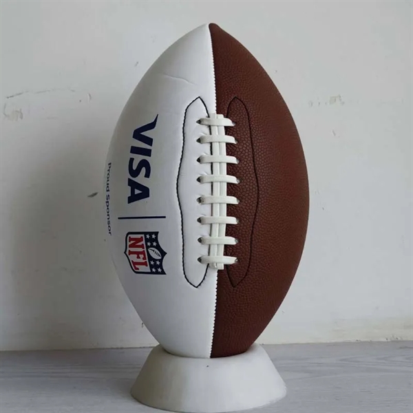 8.5-Inch Mini Leatherette Autograph Game Football - 8.5-Inch Mini Leatherette Autograph Game Football - Image 3 of 6