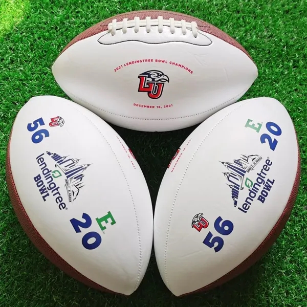 8.5-Inch Mini Leatherette Autograph Game Football - 8.5-Inch Mini Leatherette Autograph Game Football - Image 1 of 6