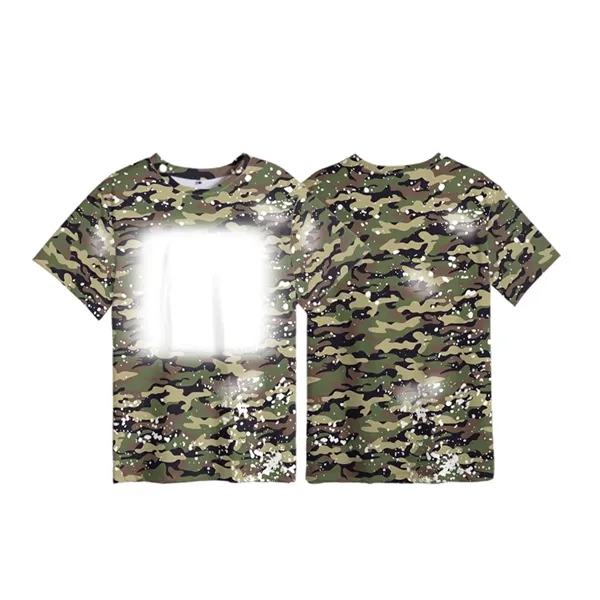 Polyester baby child diy camouflage T-shirt sublimated blank - Polyester baby child diy camouflage T-shirt sublimated blank - Image 2 of 3