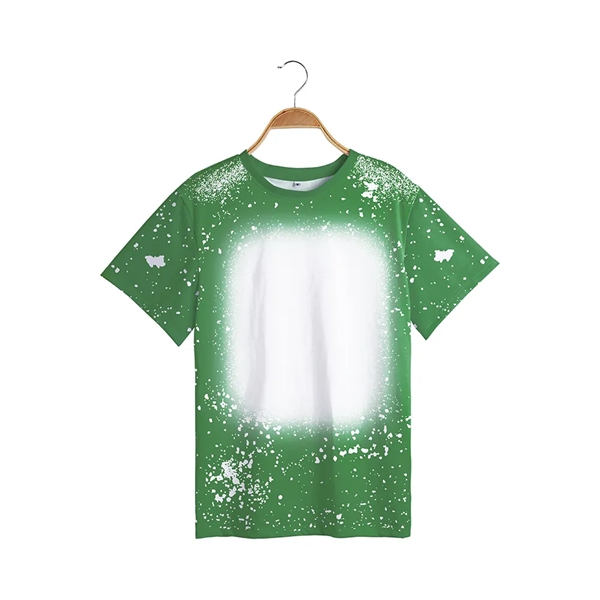 Polyester baby child diy tie-dye T-shirt sublimated blank - Polyester baby child diy tie-dye T-shirt sublimated blank - Image 4 of 6