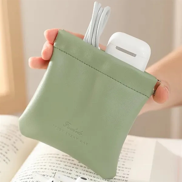 PU Small Waterproof Travel Portable Makeup Bag - PU Small Waterproof Travel Portable Makeup Bag - Image 4 of 7