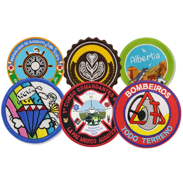 Custom Size & Shape Embroidered Patches - Custom Size & Shape Embroidered Patches - Image 2 of 2