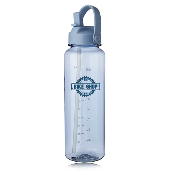 40 oz. Stella Plastic Water Bottle w/ Measurements - 40 oz. Stella Plastic Water Bottle w/ Measurements - Image 1 of 10