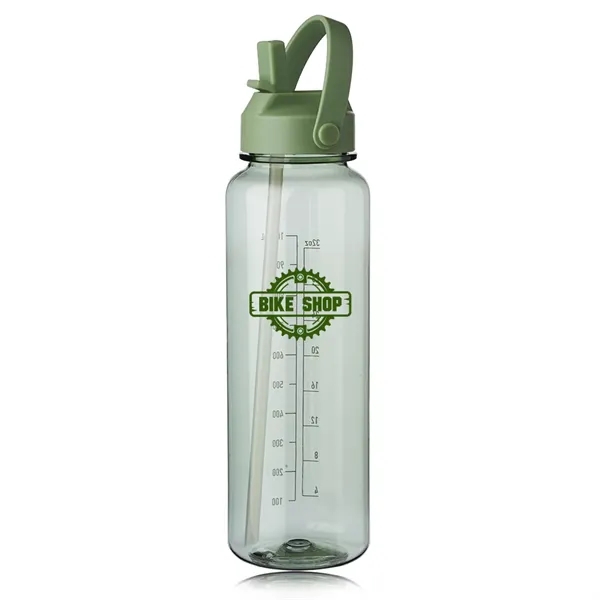 40 oz. Stella Plastic Water Bottle w/ Measurements - 40 oz. Stella Plastic Water Bottle w/ Measurements - Image 3 of 10