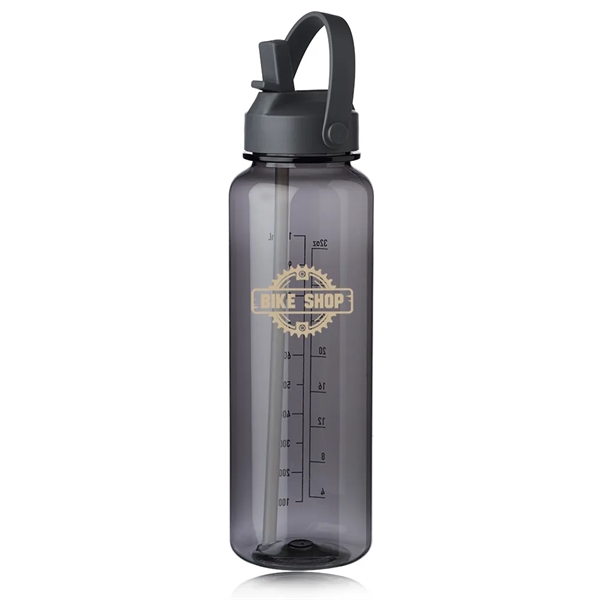 40 oz. Stella Plastic Water Bottle w/ Measurements - 40 oz. Stella Plastic Water Bottle w/ Measurements - Image 5 of 10