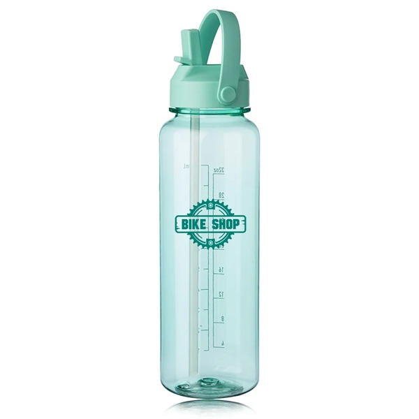 40 oz. Stella Plastic Water Bottle w/ Measurements - 40 oz. Stella Plastic Water Bottle w/ Measurements - Image 7 of 10