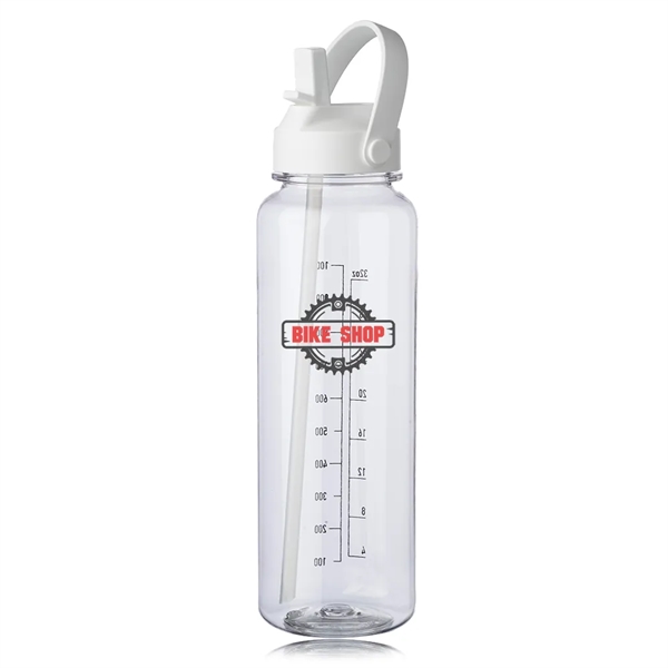 40 oz. Stella Plastic Water Bottle w/ Measurements - 40 oz. Stella Plastic Water Bottle w/ Measurements - Image 9 of 10