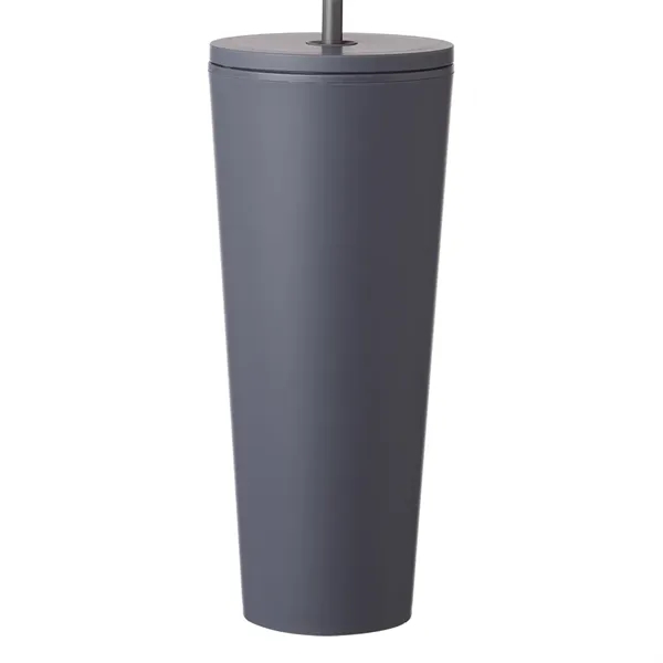24 oz. Kenai Plastic Tumblers with Straw - 24 oz. Kenai Plastic Tumblers with Straw - Image 9 of 13