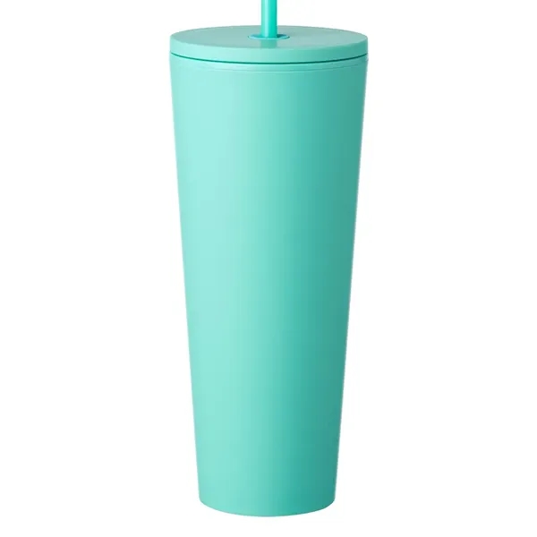24 oz. Kenai Plastic Tumblers with Straw - 24 oz. Kenai Plastic Tumblers with Straw - Image 11 of 13