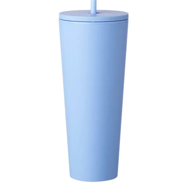 24 oz. Kenai Plastic Tumblers with Straw - 24 oz. Kenai Plastic Tumblers with Straw - Image 2 of 13