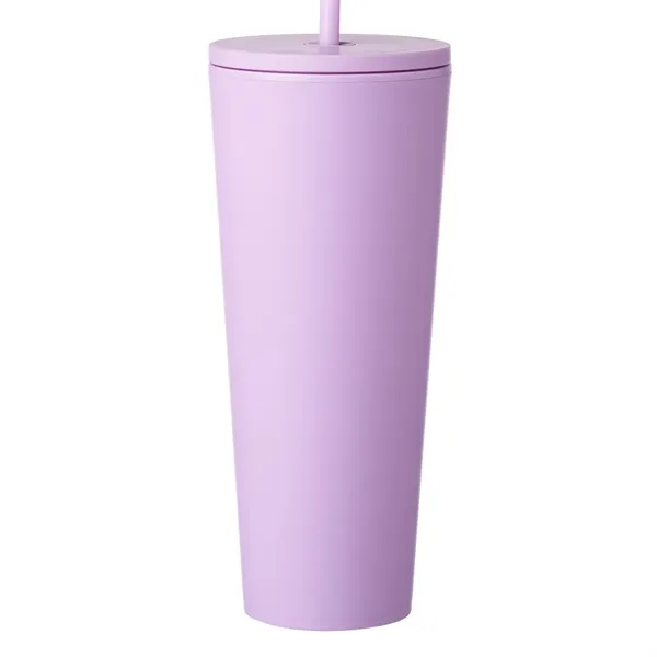 24 oz. Kenai Plastic Tumblers with Straw - 24 oz. Kenai Plastic Tumblers with Straw - Image 5 of 13