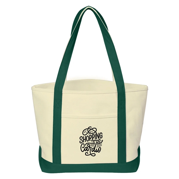 Cotton Canvas Tote Bag - Cotton Canvas Tote Bag - Image 1 of 6