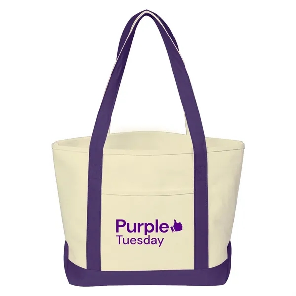 Cotton Canvas Tote Bag - Cotton Canvas Tote Bag - Image 5 of 6