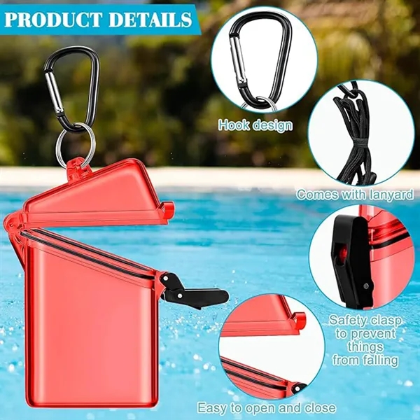 Waterproof Id Card Badge Holder Case First Aid - Waterproof Id Card Badge Holder Case First Aid - Image 2 of 2