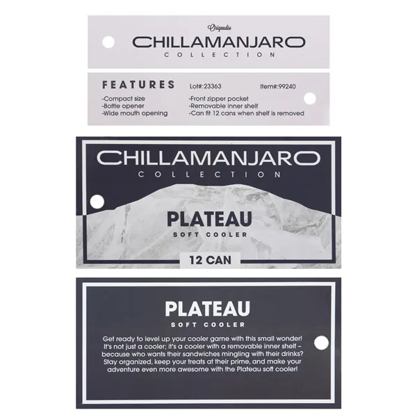 Chillamanjaro™ 12 Can Plateau Cooler Bag - Chillamanjaro™ 12 Can Plateau Cooler Bag - Image 9 of 10