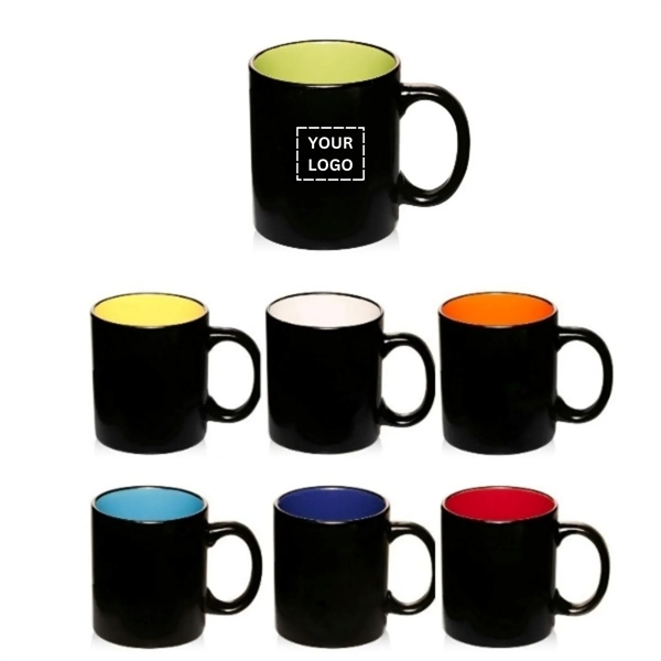 Two-Tone Matte Coffee Mug, 11 oz. - Two-Tone Matte Coffee Mug, 11 oz. - Image 0 of 8