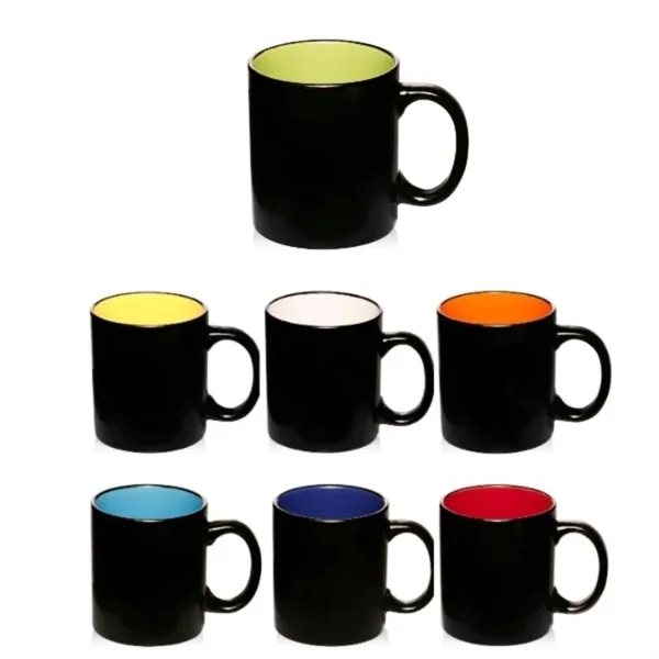 Two-Tone Matte Coffee Mug, 11 oz. - Two-Tone Matte Coffee Mug, 11 oz. - Image 3 of 8