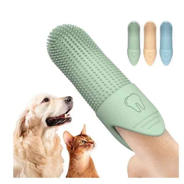 Pet Fingertip Toothbrush - Pet Fingertip Toothbrush - Image 0 of 2