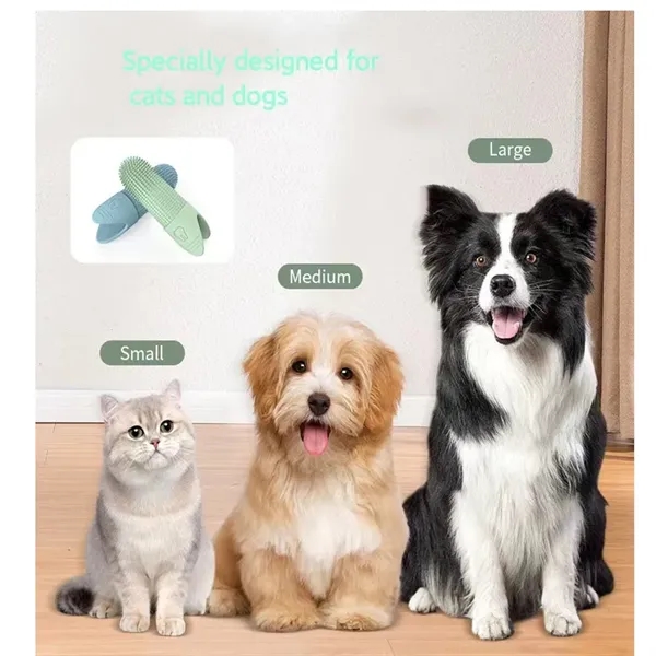 Pet Fingertip Toothbrush - Pet Fingertip Toothbrush - Image 1 of 2