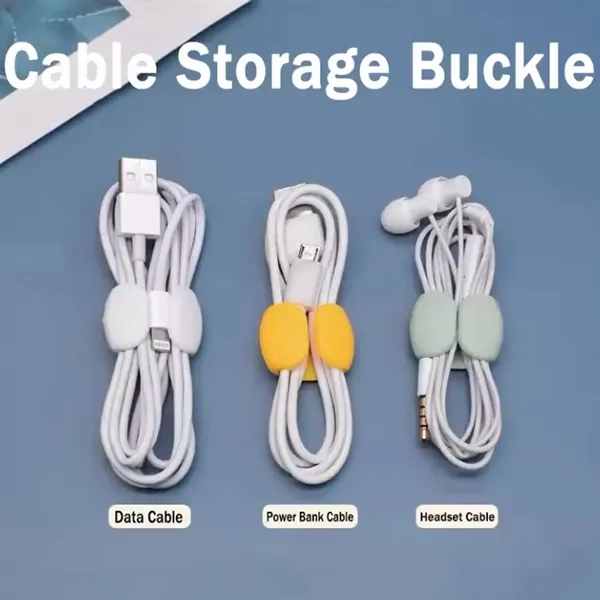 4/5"x1" Earphone Holder Wrap Cord Organizer - 4/5"x1" Earphone Holder Wrap Cord Organizer - Image 1 of 2