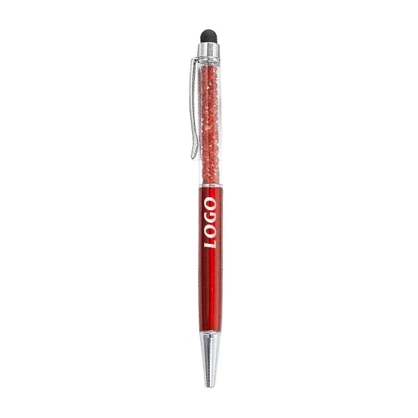 Crystal Ballpoint Pens with Stylus Tip - Crystal Ballpoint Pens with Stylus Tip - Image 12 of 12