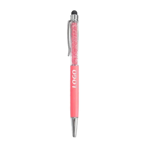 Crystal Ballpoint Pens with Stylus Tip - Crystal Ballpoint Pens with Stylus Tip - Image 7 of 12