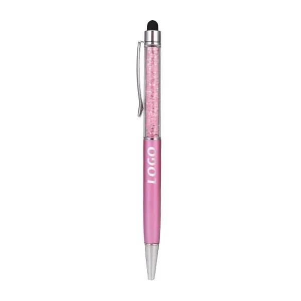 Crystal Ballpoint Pens with Stylus Tip - Crystal Ballpoint Pens with Stylus Tip - Image 9 of 12