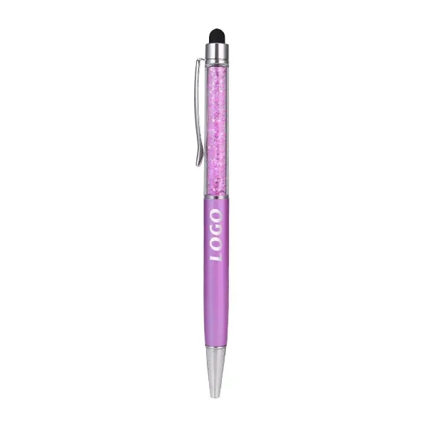 Crystal Ballpoint Pens with Stylus Tip - Crystal Ballpoint Pens with Stylus Tip - Image 10 of 12