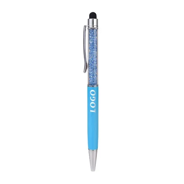 Crystal Ballpoint Pens with Stylus Tip - Crystal Ballpoint Pens with Stylus Tip - Image 11 of 12