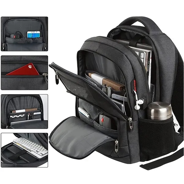 Laptops Backpack with USB Charging Port - Laptops Backpack with USB Charging Port - Image 3 of 4