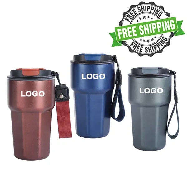 14oz Stainless Steel Insulated Travel Mug - 14oz Stainless Steel Insulated Travel Mug - Image 0 of 7