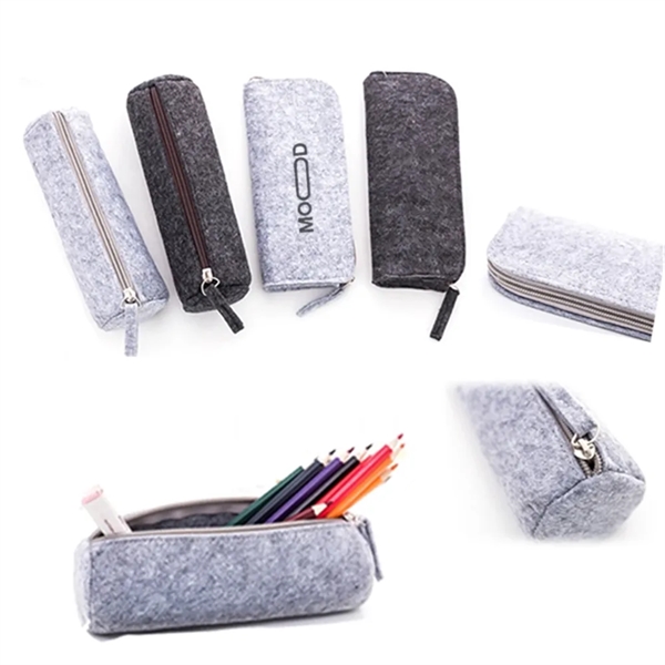 Zippered Felt Pencil Case/ Pouch - Zippered Felt Pencil Case/ Pouch - Image 0 of 0