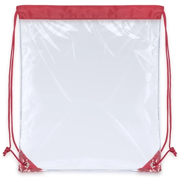 Clear Drawstring Backpack Bags - Clear Drawstring Backpack Bags - Image 4 of 5