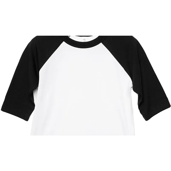 Bella + Canvas Toddler 3/4-Sleeve Baseball T-Shirt - Bella + Canvas Toddler 3/4-Sleeve Baseball T-Shirt - Image 1 of 5