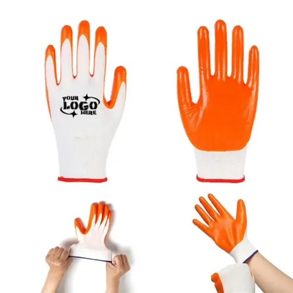 Nitrile Coated Garden Work Gloves - Nitrile Coated Garden Work Gloves - Image 0 of 4