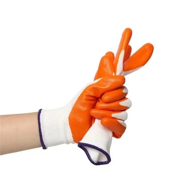 Nitrile Coated Garden Work Gloves - Nitrile Coated Garden Work Gloves - Image 1 of 4