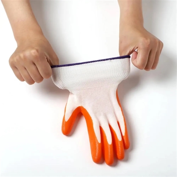 Nitrile Coated Garden Work Gloves - Nitrile Coated Garden Work Gloves - Image 4 of 4