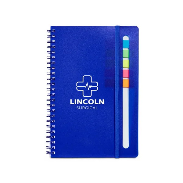 Prime Line Semester Spiral Notebook With Sticky Flags - Prime Line Semester Spiral Notebook With Sticky Flags - Image 0 of 8