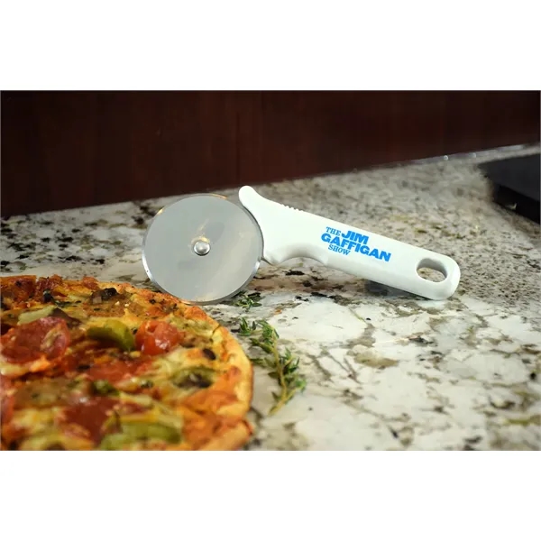 Pizza Cutter White Plastic Handle - Pizza Cutter White Plastic Handle - Image 2 of 2
