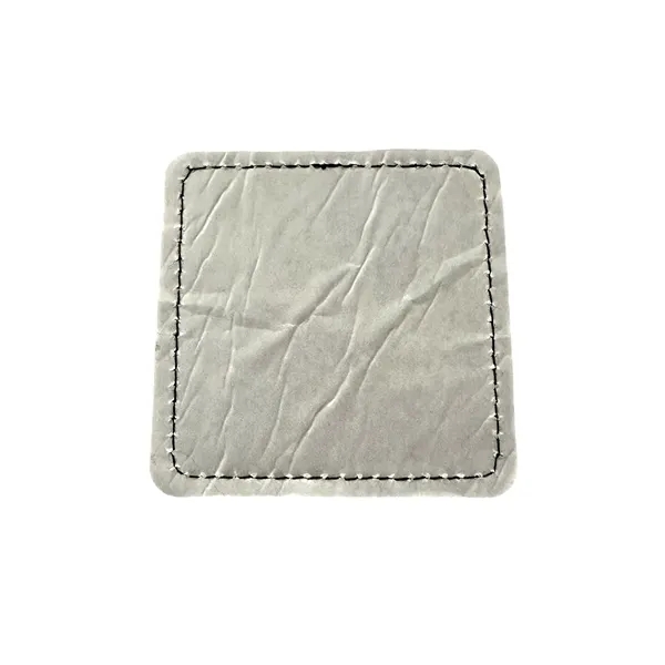 Square Shape Leatherette Patch - Square Shape Leatherette Patch - Image 4 of 4