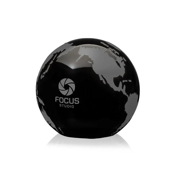 Globe with Frosted Land - Black - Globe with Frosted Land - Black - Image 0 of 0