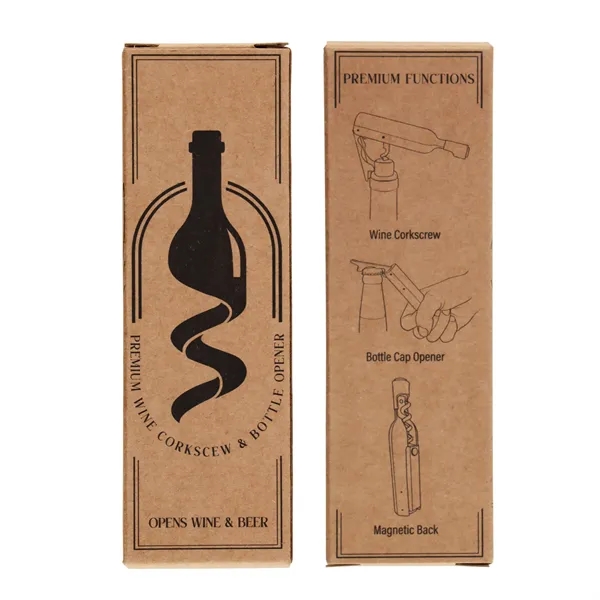 Wine Corkscrew Bottle Opener - Wine Corkscrew Bottle Opener - Image 15 of 19
