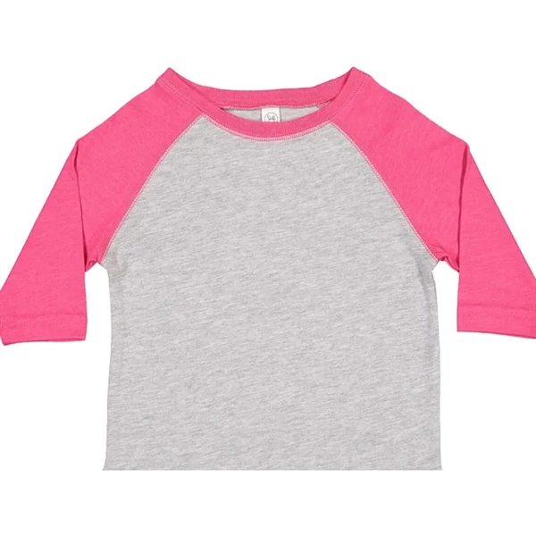 Rabbit Skins Toddler Baseball T-Shirt - Rabbit Skins Toddler Baseball T-Shirt - Image 3 of 12