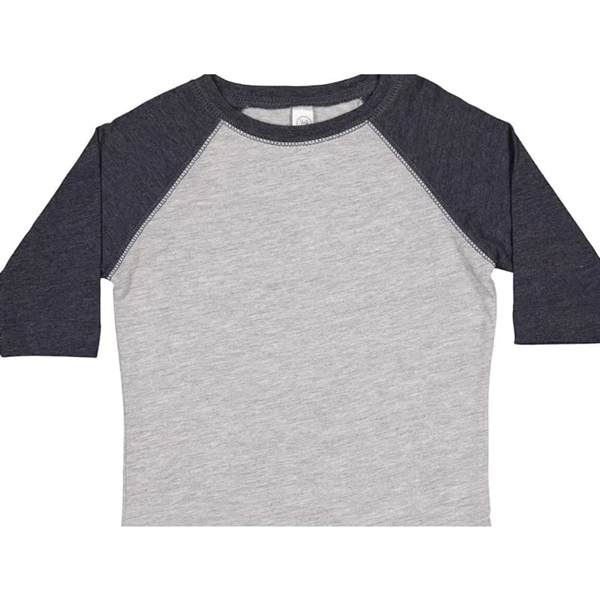 Rabbit Skins Toddler Baseball T-Shirt - Rabbit Skins Toddler Baseball T-Shirt - Image 6 of 12