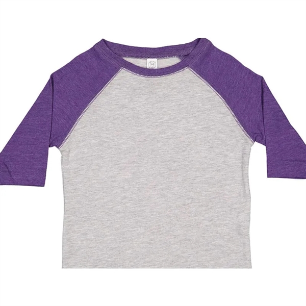Rabbit Skins Toddler Baseball T-Shirt - Rabbit Skins Toddler Baseball T-Shirt - Image 7 of 12
